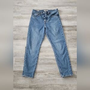 Levi's Blue Ankle & Cropped Jeans